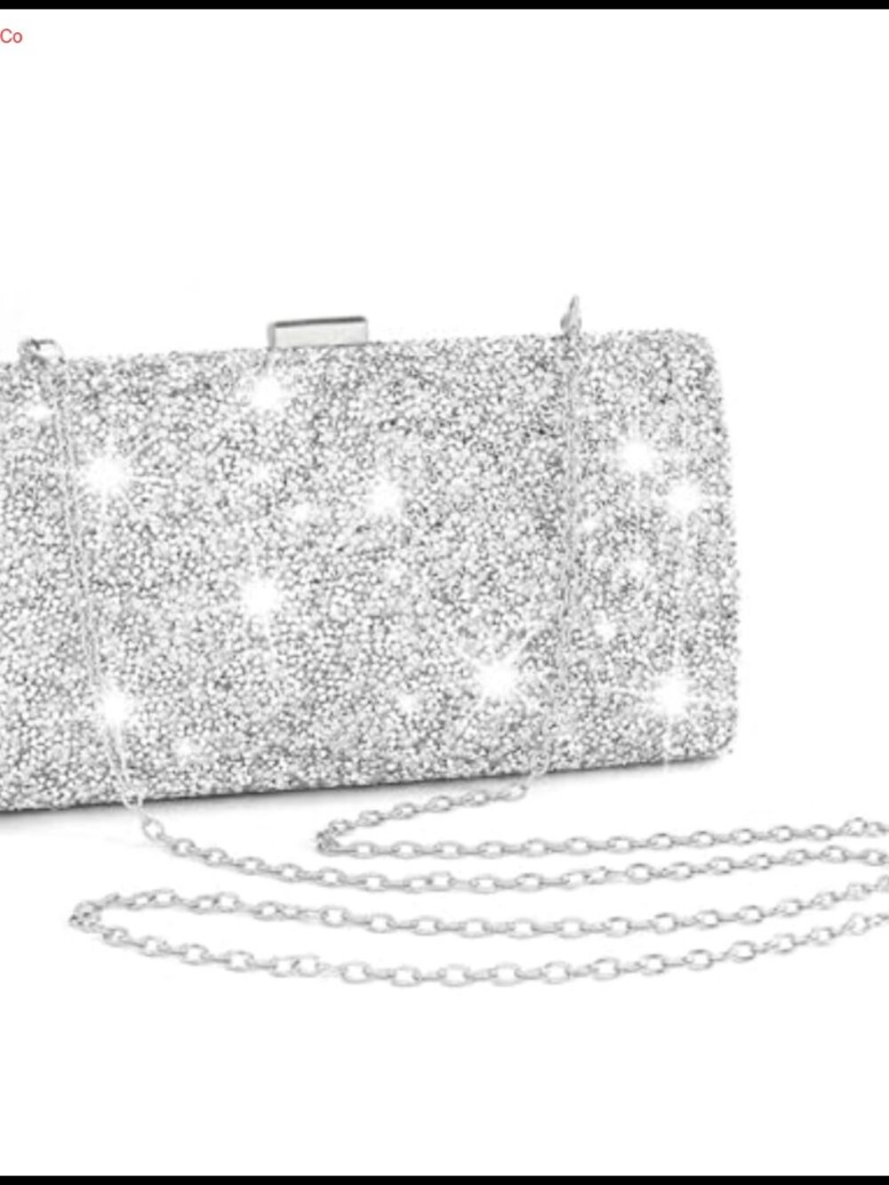 Rhinestone Clutch Purse Bling Evening Bag Formal Dress Wedding Double Sided